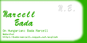 marcell bada business card